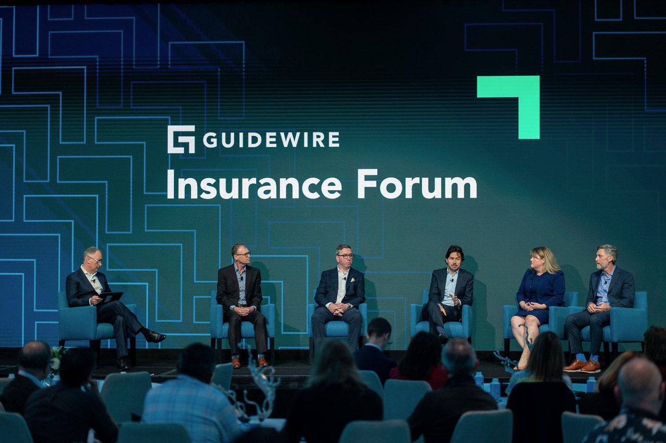 Guidewire Insurance Forum branded main stage panel discussion
